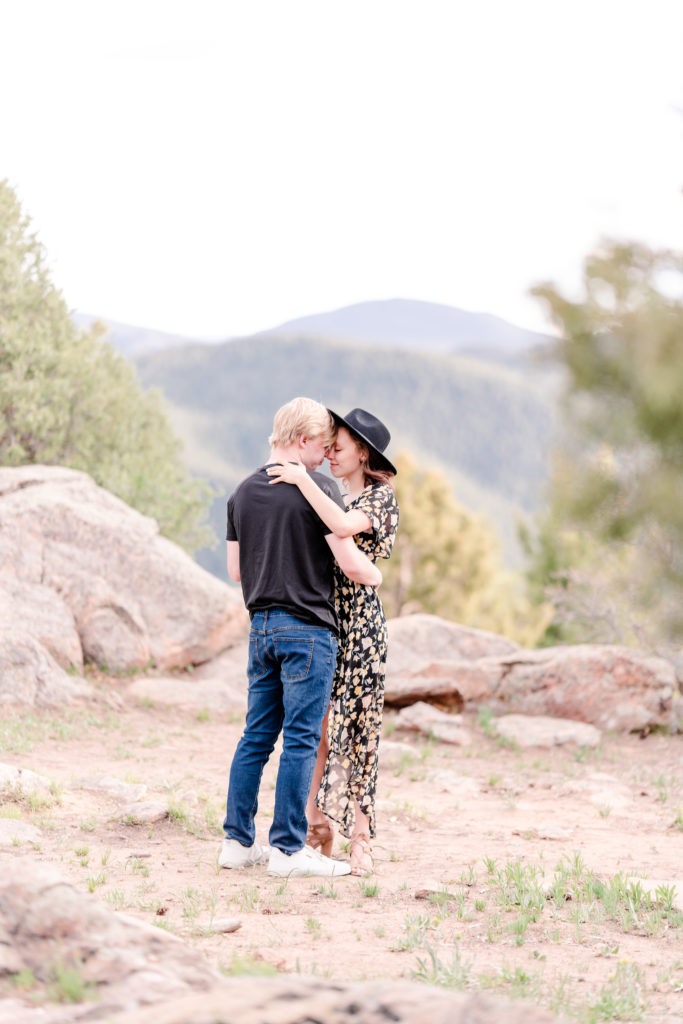 Colorado Engagement Pictures Mount Falcon | Elena Spraguer Photography