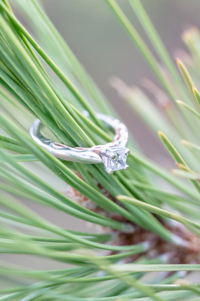 Colorado Engagement Pictures Mount Falcon Ring Shot | Elena Spraguer Photography