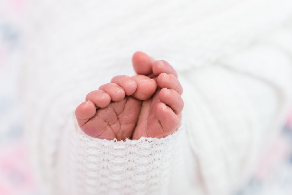 Colorado Lifestyle Newborn Photos Light and Airy Elena Spraguer Photography Baby Toes