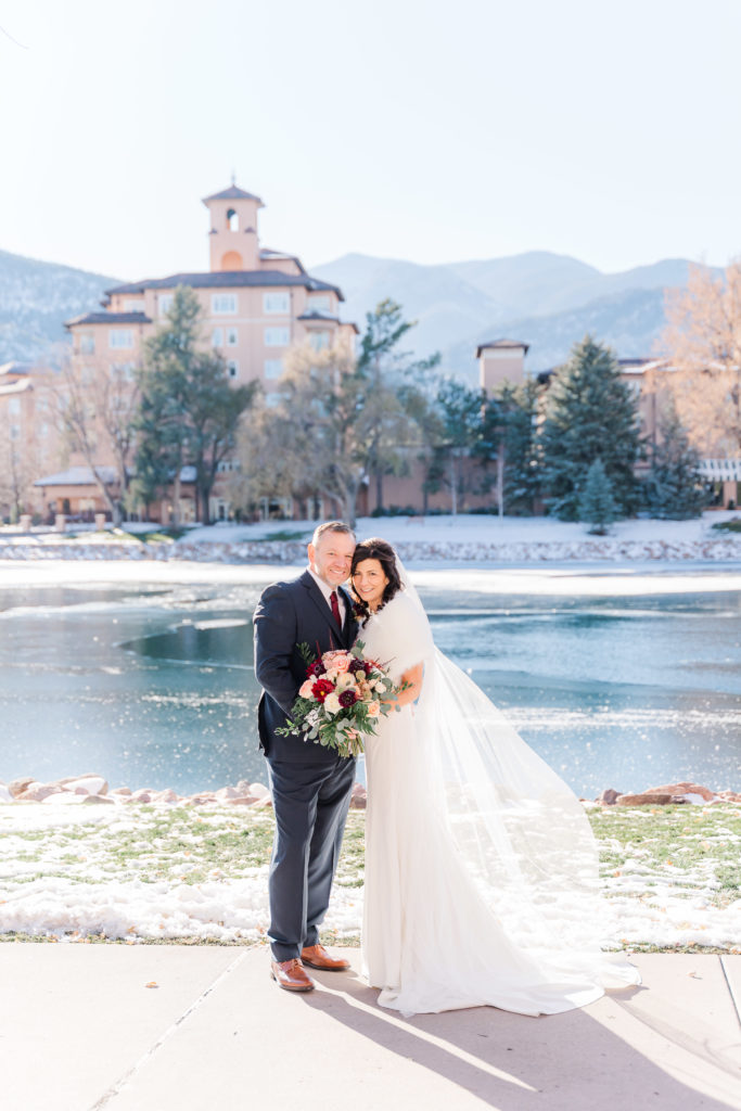 Winter Wedding at The Broadmoor Colorado Springs The Lake 